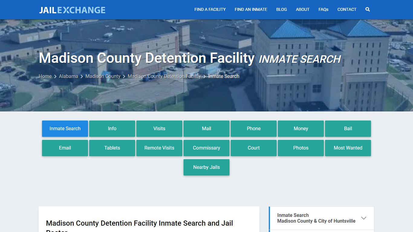 Madison County Detention Facility Inmate Search - Jail Exchange